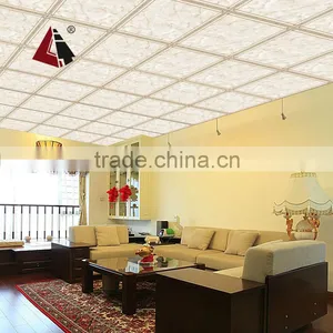 HTL38 Aluminium Clip-in Decorative Ceiling Tiles for Home Decor thumbnail-5