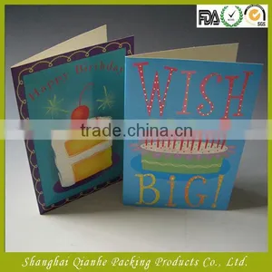 Folding Printed OEM Greeting Card in China thumbnail-1