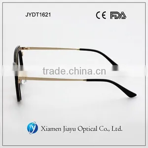 Golden Color Metal Temple Acetate Frame Spectacle Frames thumbnail-4