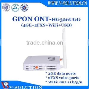 4LAN+2POTS+WiFi+USB GPON ONT GPON ONU Home Gateway Support IPTV/VoIP/PPPoE for FTTH Smart Home Solution thumbnail-4