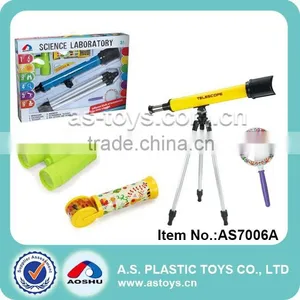 Plastic 60X Astronomical Telescope Toy Set With Binoculars thumbnail-1
