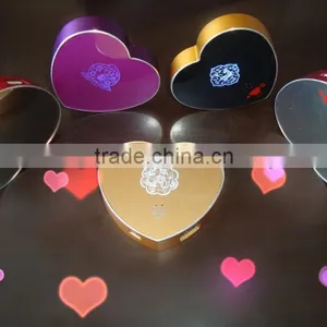 Best Gift for Christmas Heart-shaped Power Bank 3500mah Mini Portable Power Bank With Led Light thumbnail-2