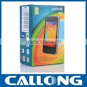 New Product 3.5 Inch GFIVE X1 Smartphone OS Android 4.2 CPU MTK6572 Dual Core 1.2GHz Support GPS , 3G thumbnail-1