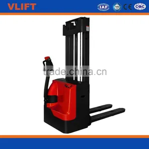 Long-tiller Design Electric Stacker 1.0-1.6t thumbnail-1