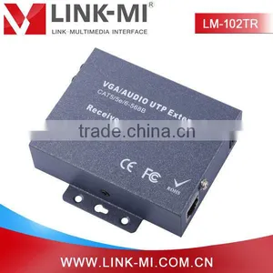 LINK-MI LM-102TR 200m Stereo Audio + VGA to Cat5 Extender Support Resolutions to 1920x1440 thumbnail-2