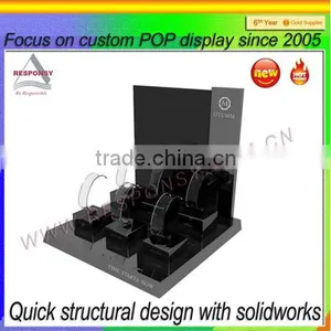 Clear Acrylic Digital Watches Men Display Holder thumbnail-3