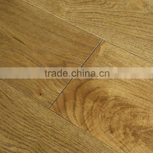 Chene Oak Urban Style Random Width Antique Handscraped ABCD Grade Engineered Wood Flooring thumbnail-2