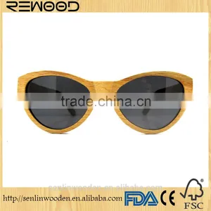 Hot Fashion Sunglass Polarized Wholesale Bamboo Wooden Sunglasses for Man Woman thumbnail-6