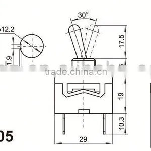 Machinery Toggle Switch,on off on Toggle Switch,micro Toggle Switch thumbnail-3