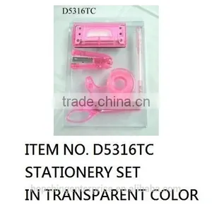 Stationery Set in Transparent Color thumbnail-1