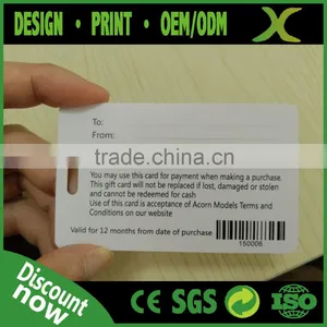 Free Design~~~!!! Best PVC Barcode Card/ PVC Barcode Member Card thumbnail-1