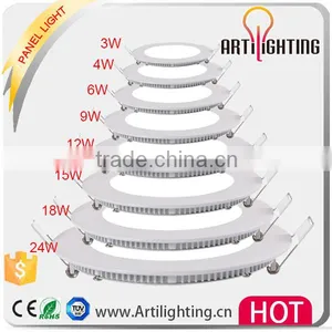 Hot Sale Round Square Ultra Thin 3w 4w 6w 9w 12w 15w 18w 24w Led Panel Light, 60x60 cm 36w 48w Led Panel Light CE RoHS thumbnail-4