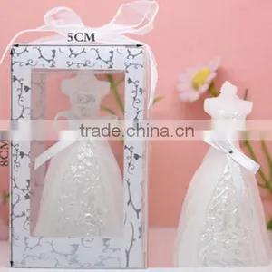 New Wedding Gown Dress Candle For Wedding Party Birthday Souvenirs Gifts Favor thumbnail-3
