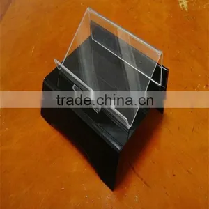 Portable Black Acrylic Mobile Phone Holder for Ipad thumbnail-1