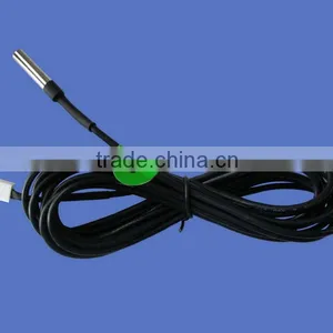 Stainless Steel Package Waterproof DS18B20 Temperature ProbeDS18B20 Waterproof Digital Temperature Sensor Probe (3 Meters Long) thumbnail-1