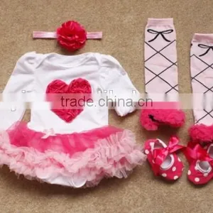 Baby Girls Tutu Skirt Sets Hair Bands Dress Socks Shoes Tutu Skirt Sets thumbnail-4