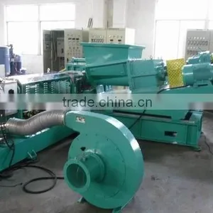Single Screw Extruder for CPE Rubber Compounding/Extruder for Sulphur Masterbatch Pelletizing thumbnail-2
