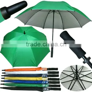 28inch Green Windproof Promotional Golf Umbrella thumbnail-1