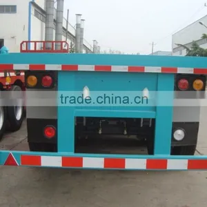 Sinotruk HOWO 40ft 50T Flat Bed Semitrailer for Sale thumbnail-3