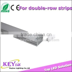 20mm Wide Elegant Shape Led Light Profile For Double Row Strips thumbnail-1