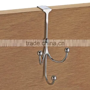 Metal Double Clothes Over the Door Hook thumbnail-3