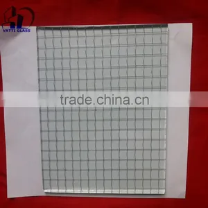 6mm Safety Mesh Wired Clear Glass, Wire Mesh Security Glass thumbnail-4