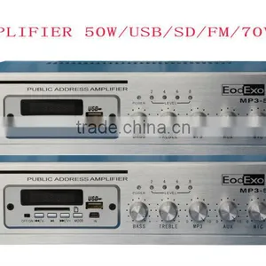50W PA Audio Amplifier MP3/SD/FM thumbnail-1