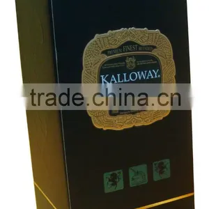 Luxury Rigid Paper Cardboad Wine Factory Use Tube Wine Gift Box thumbnail-3