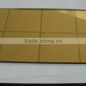 Golden Reflective Glass for Building thumbnail-2