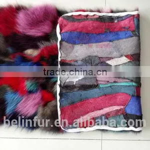 Best Quality Wholesale Fox Fur / Natural Fox Fur Blanket thumbnail-1