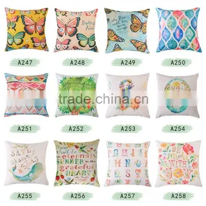 Hot Sale Custom Made Sublimation Digital Printed Decorative Waterproof Cushion Cover thumbnail-3