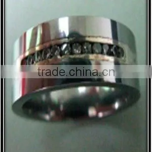 Titanium Diamond Ring/ Gift for Men thumbnail-1