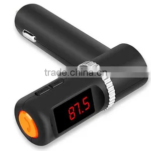 Hot Sale Bluetooth Car Charger Hands-free Wireless Car MP3 Player FM Transmitter Dual USB Car Charger Max Bluetooth Car Kit BC08 thumbnail-1