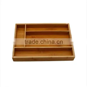 Bamboo Cutlery Storage Caddy thumbnail-1