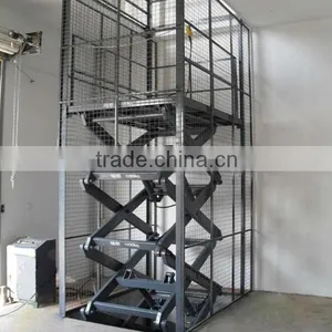 Small Hydraulic Scissor Lifts for Cargo thumbnail-1
