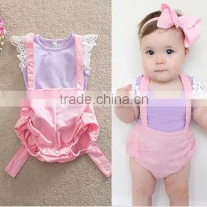2016 New Design Hot Sale Two Set Promotional Words Printing Baby Romper Cute Baby Clothes thumbnail-1