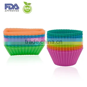 Food Grade Silicone Cup Cake Mould/silicone Cup Cake Cookie Cup/silicone Cup Cake thumbnail-3