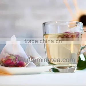 Compostable Transparent Nylon Pyramid Tea Bags thumbnail-1