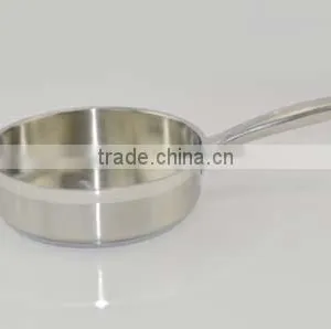 Popular Modern Kitchen Cabinet Item Tri-ply Cookware Set With Cast Stainless Steel Handle thumbnail-2