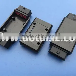 16PIN Obd2 Conenctor OBDII Male to Female Adapter With Enclosure thumbnail-1