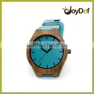 Custom Design Handmade Bamboo Wooden Watch Mens Quartz Watches in Gift Case thumbnail-4