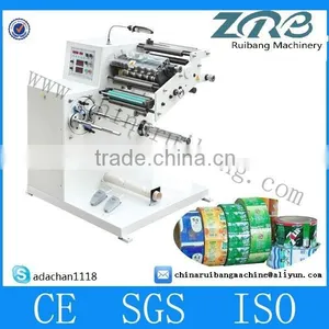 High Speed Easy Slitting Machine/lable Big Roll to Small Roll Machine thumbnail-1