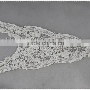 100% Cotton Lace Collar, Soft White Crochet Cotton Lace Collar for Garment thumbnail-5