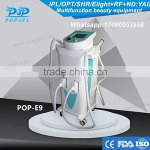 Vascular Removal 3300w Hair Removal 3 In 1 E Light/IPL/OPT/ SHR + RF + Medical Nd Yag Laser Multi-functional Beauty Equipment Ipl Machina3300W Ipl Laser Freckle Removal Anti-aging thumbnail-1