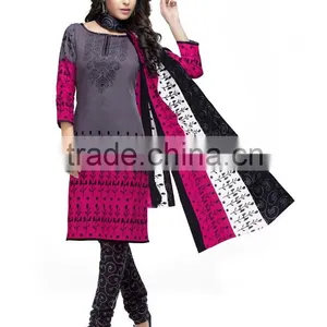 Ethnic Neck Wholesale Dress Material in Surat thumbnail-1