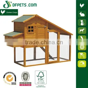 DFPets DFC007 Prefabricated Cheap Industrial Wooden Chicken House thumbnail-2
