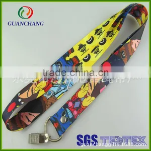 Supply Promotional Polyester Lanyard With Printed Emoji as Gift thumbnail-3