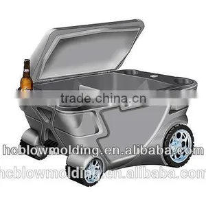 Customized HDPE Plastic Resturant Wine Trolley for Sale thumbnail-2