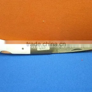 Small Folding Damascus Pocket Knife thumbnail-2