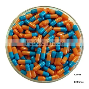 Size 000 00 Gelatin Hard Empty Capsules for Powder, Pill Size 3 thumbnail-1